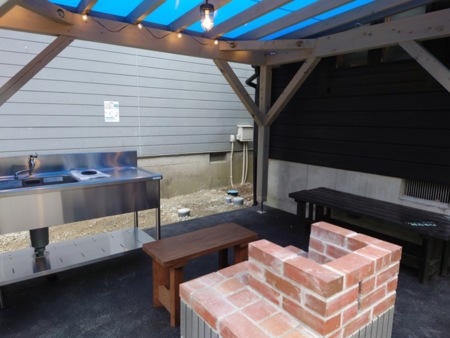専用屋根付きBBQサイト【タイプB】