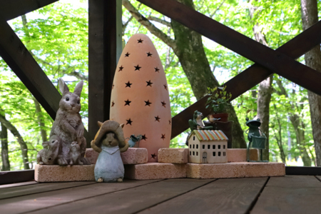 可愛い仲間たち。夜は星の灯りも楽しんで